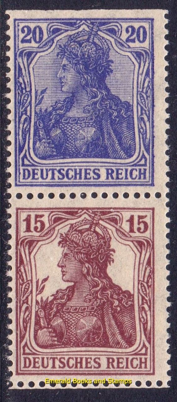 EBS Germany 1906 - Germania se-tenant - Michel S10 - MNH** - cv $25.00
