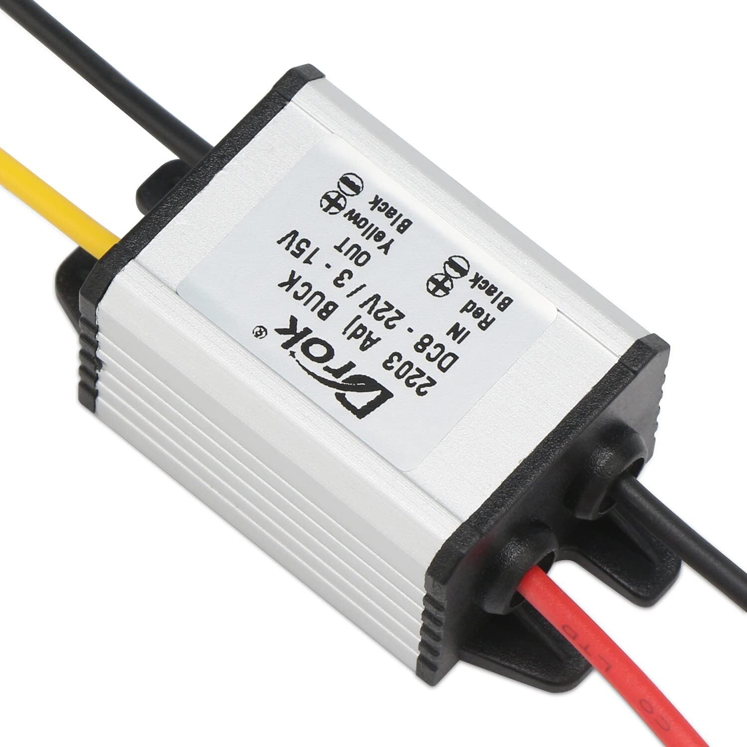 Regulador De Voltaje Del Convertidor Reductor De Cc A Prueba De Agua 8-22 V ...