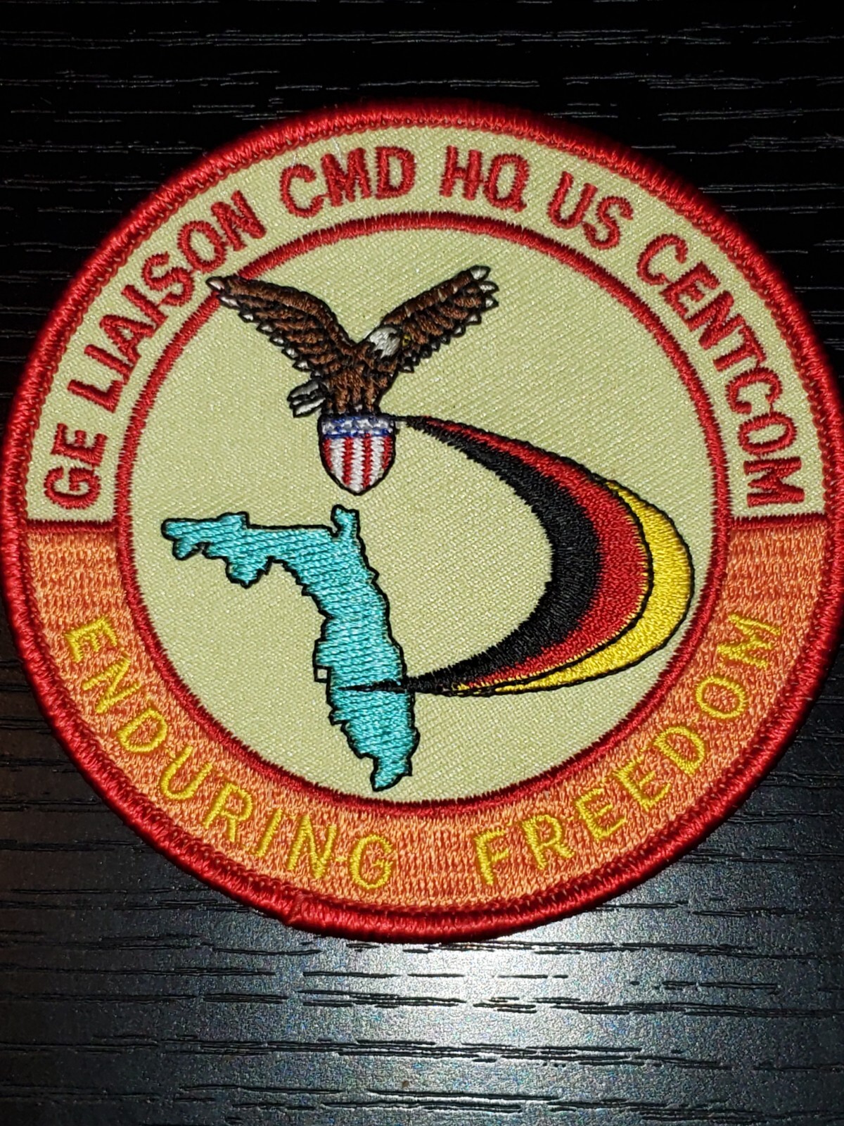 1960s 70s US Army GE CENTCOM HQ Det Central Command Liaison Patch L@@K!!!