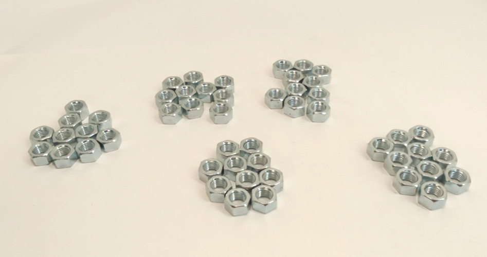 Lansdale 500-600-00080 Hanger Hex Nuts 3/4" Grade 2 Steel Zinc Plated 50pk