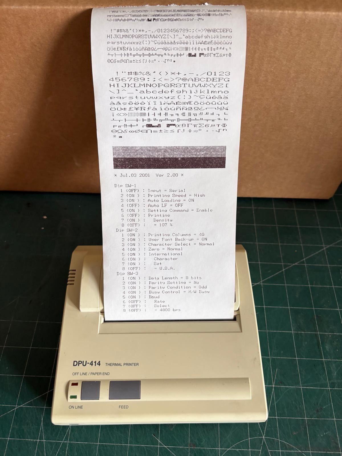 Seiko SII DPU-414 Thermal Printer DPU-414-30B