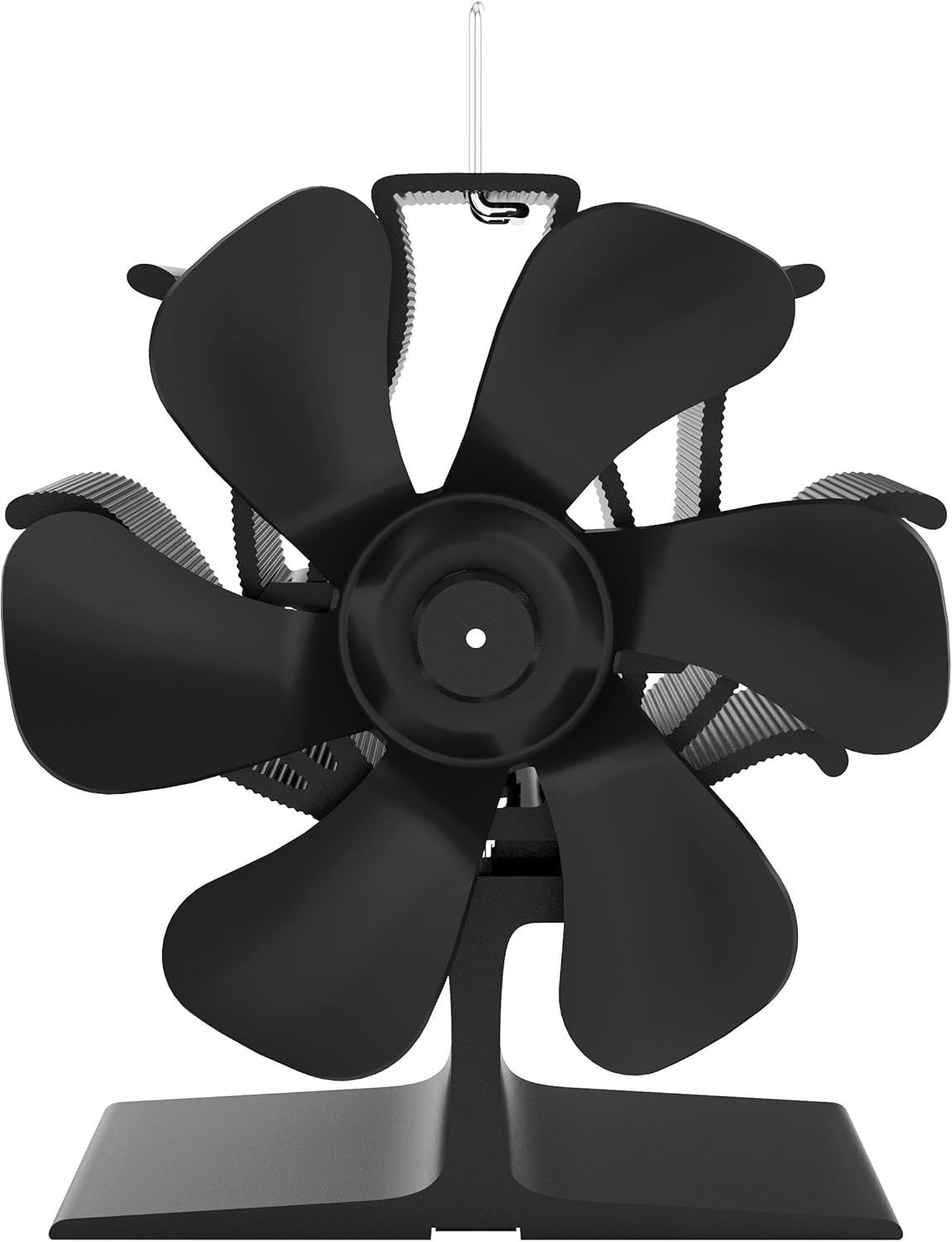 Wood Stove Fan 6 Blade Fireplace Fan ，Heat Powered Stove Fan Komin Log Wood Stov