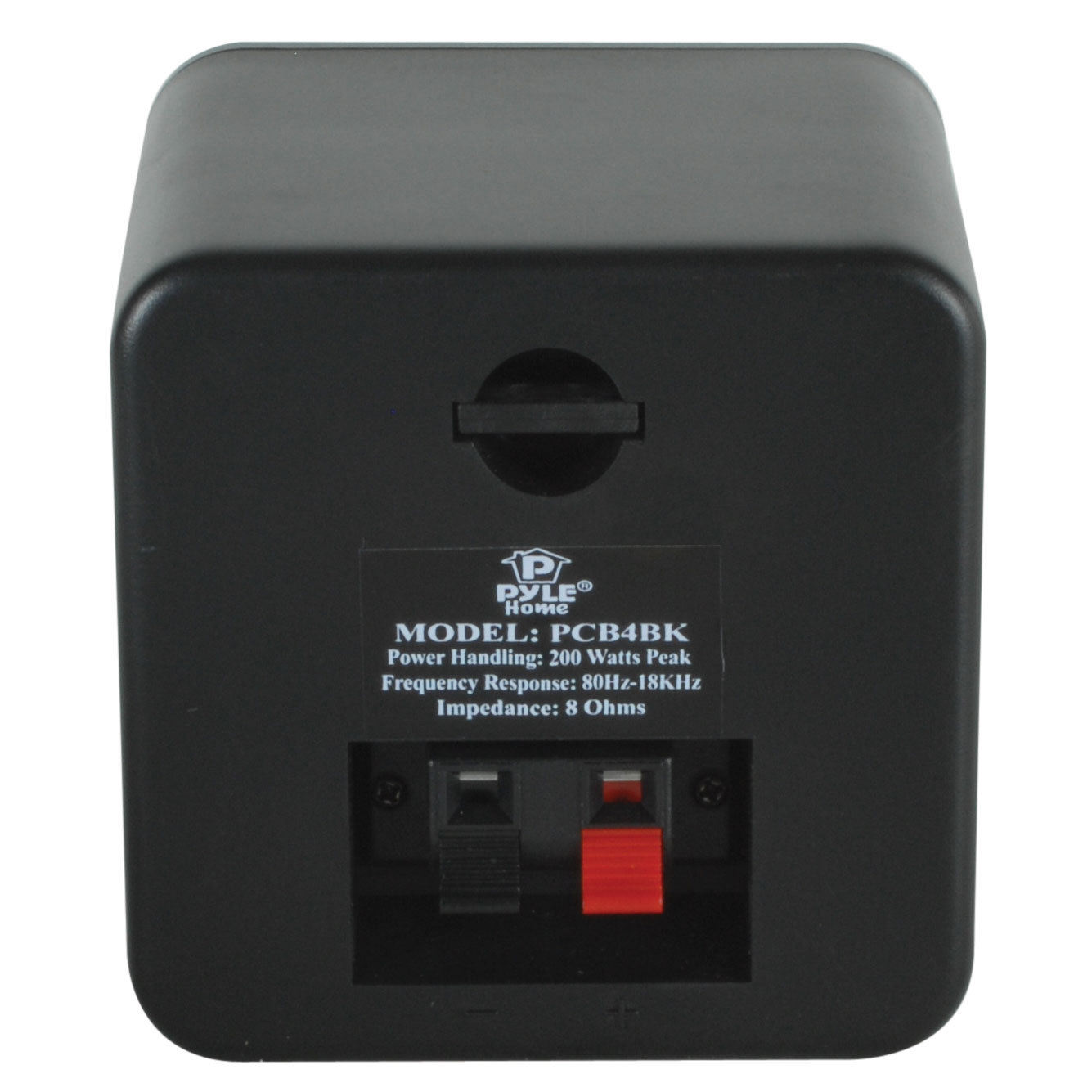 Pyle PCB4BK 4" 200 Watt Mini Cube Speaker Pair Black