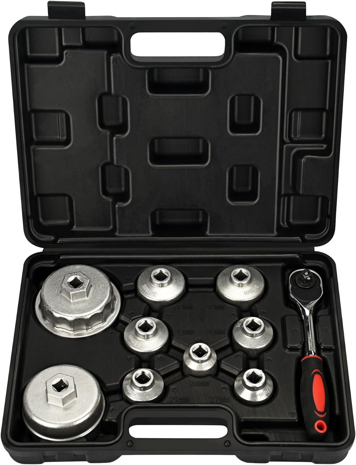 Oil Filter Wrench Sockets Set Removal Tool Kit Bmw Mercedes Toyota 1.8L 2.5L 5.7