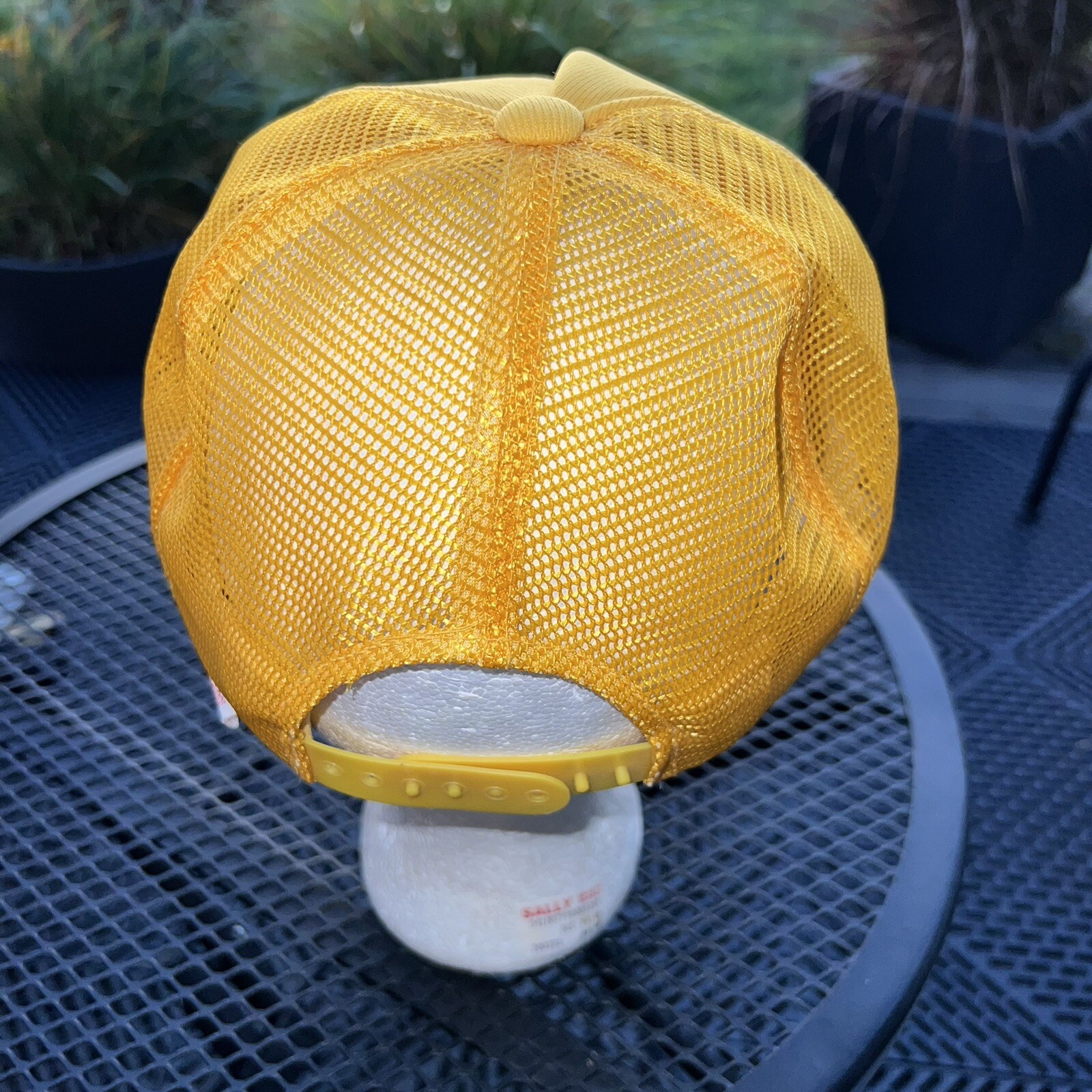 The Great Wall Yellow Foam Truckers Hat Cap Snapback EUC