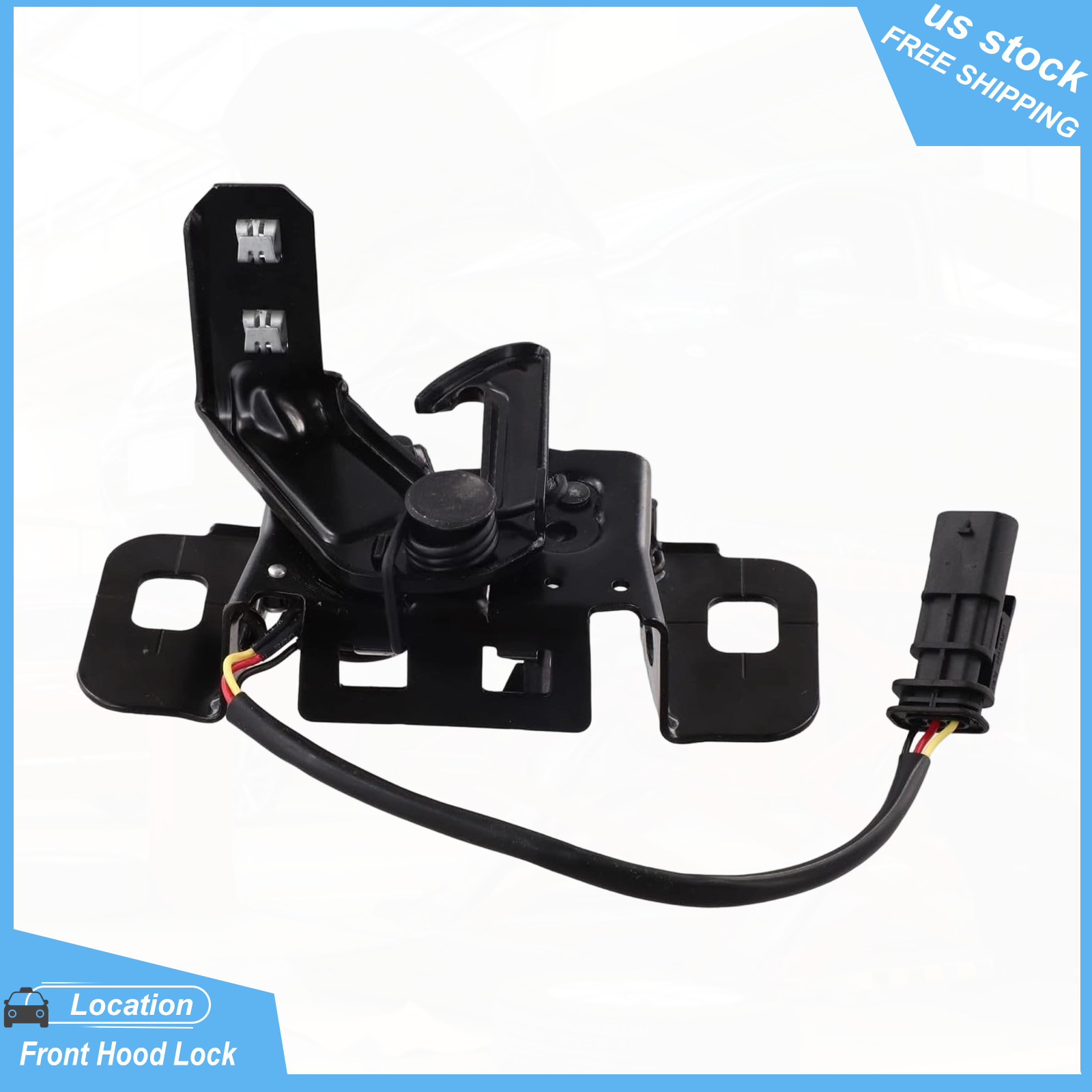 Front Hood Lock Latch Assembly For Chevrolet Silverado 1500 GMC Sierra 1500