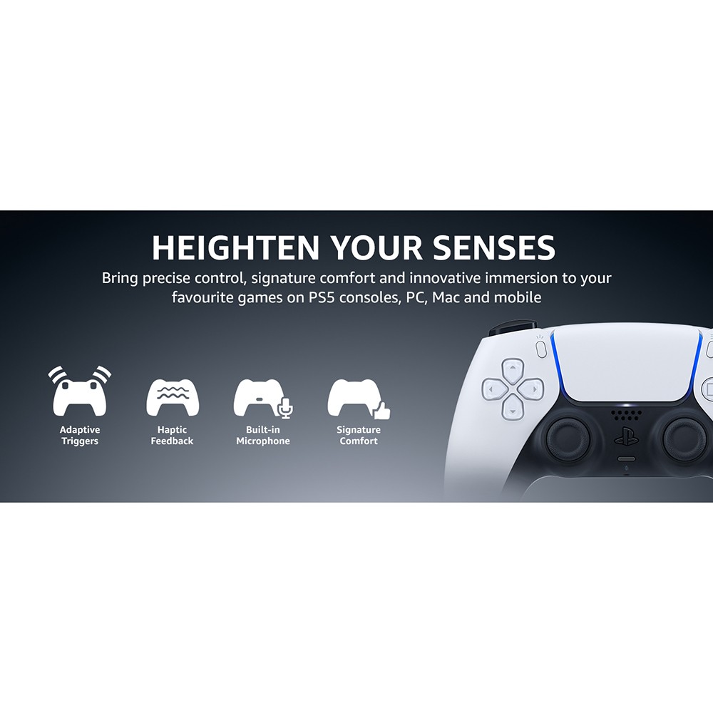 Sony PlayStation 5 - DualSense Wireless Controller - White