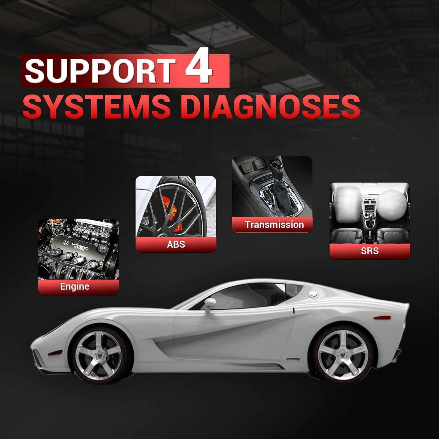 LAUNCH Millennium 90 Pro OBD2 Scanner, Car Diagnostic Tool with ABS, SRS, Engine