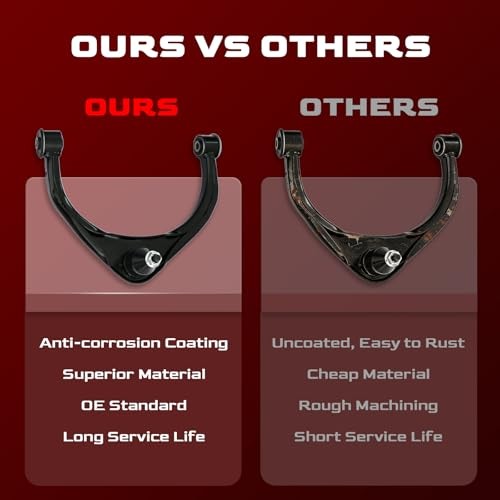 Front Upper Control Arm and Ball Joint Assembly Compatible with 2011-2018 Ram