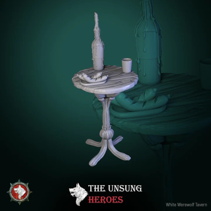 Tavern Fixtures - Resin Tabletop Miniature