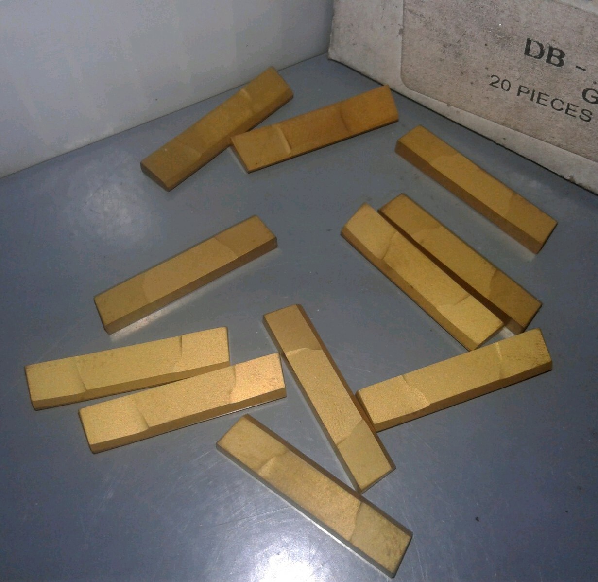 11 PC. DB - 125 R.015 Gr. TIN