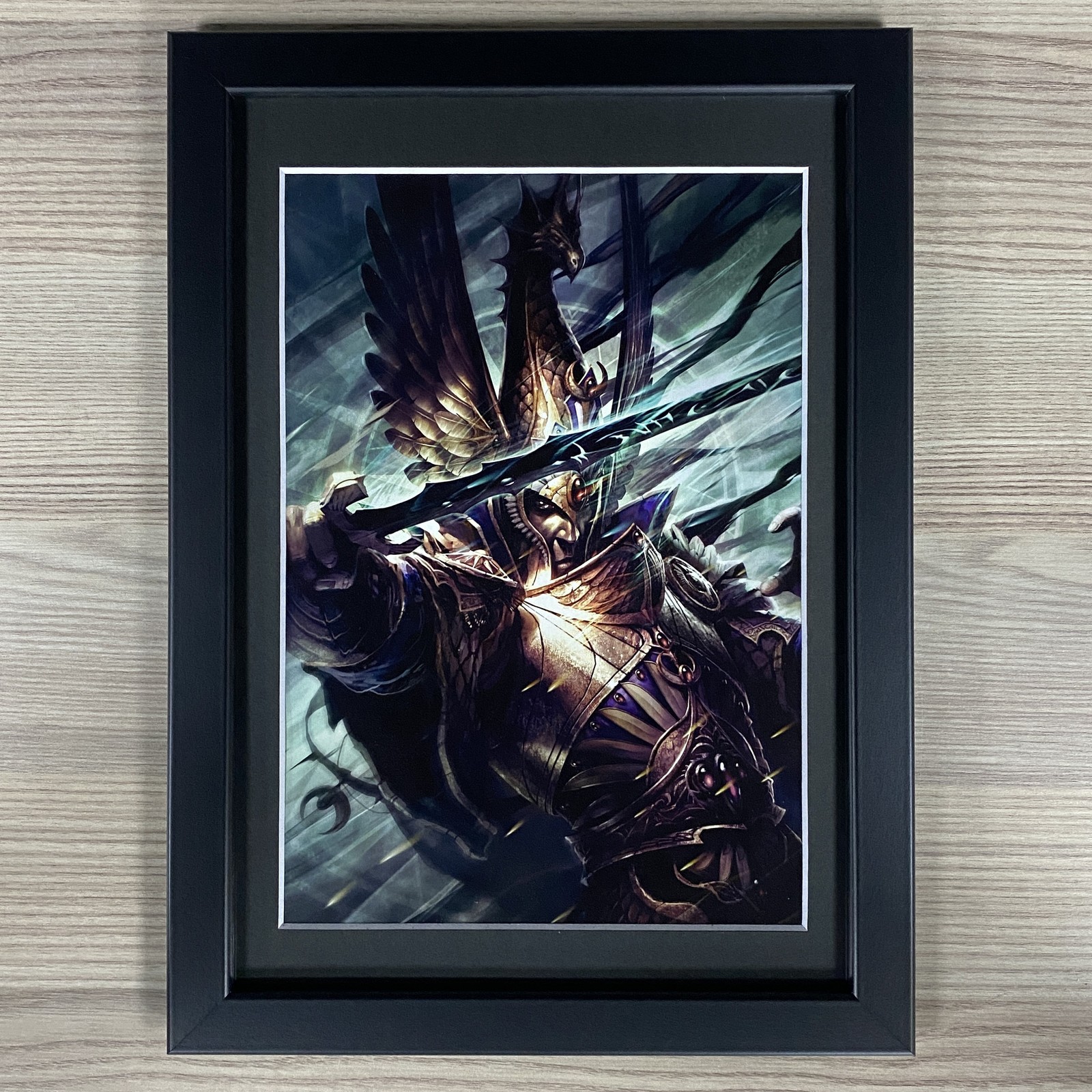 AENARION FRAMED ART HIGH ELVES WARHAMMER AGE OF SIGMAR OLD WORLD AOS