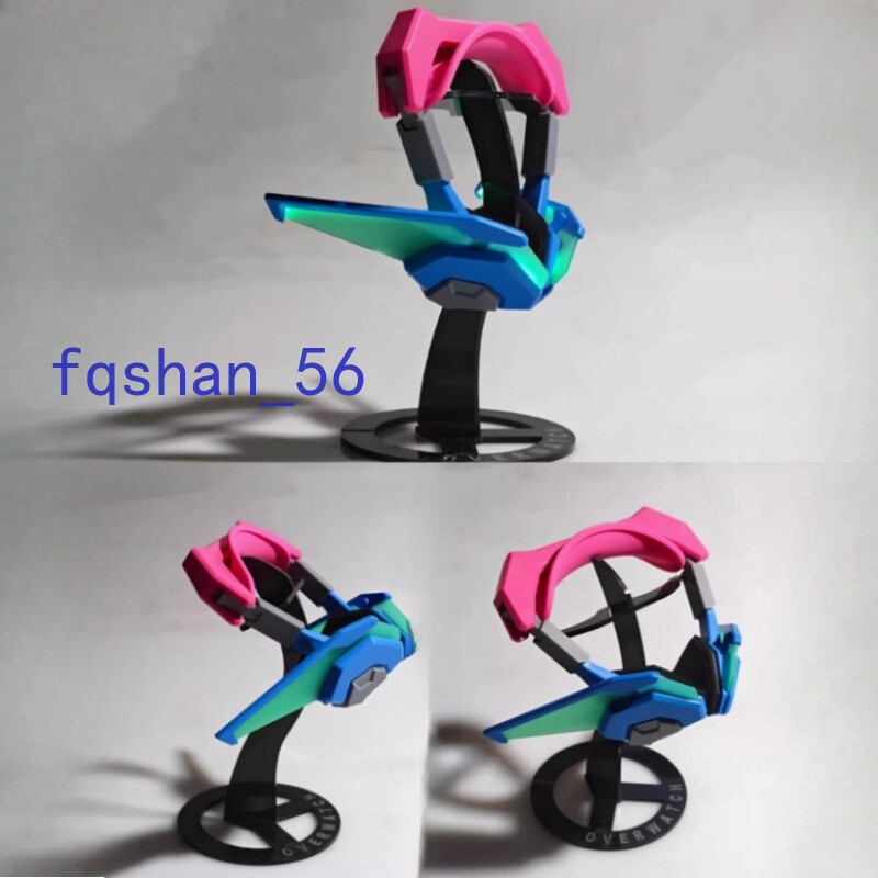 Overwatch OW2 D.Va Bluetooth Wireless Headphones Headset Cosplay Props Headband