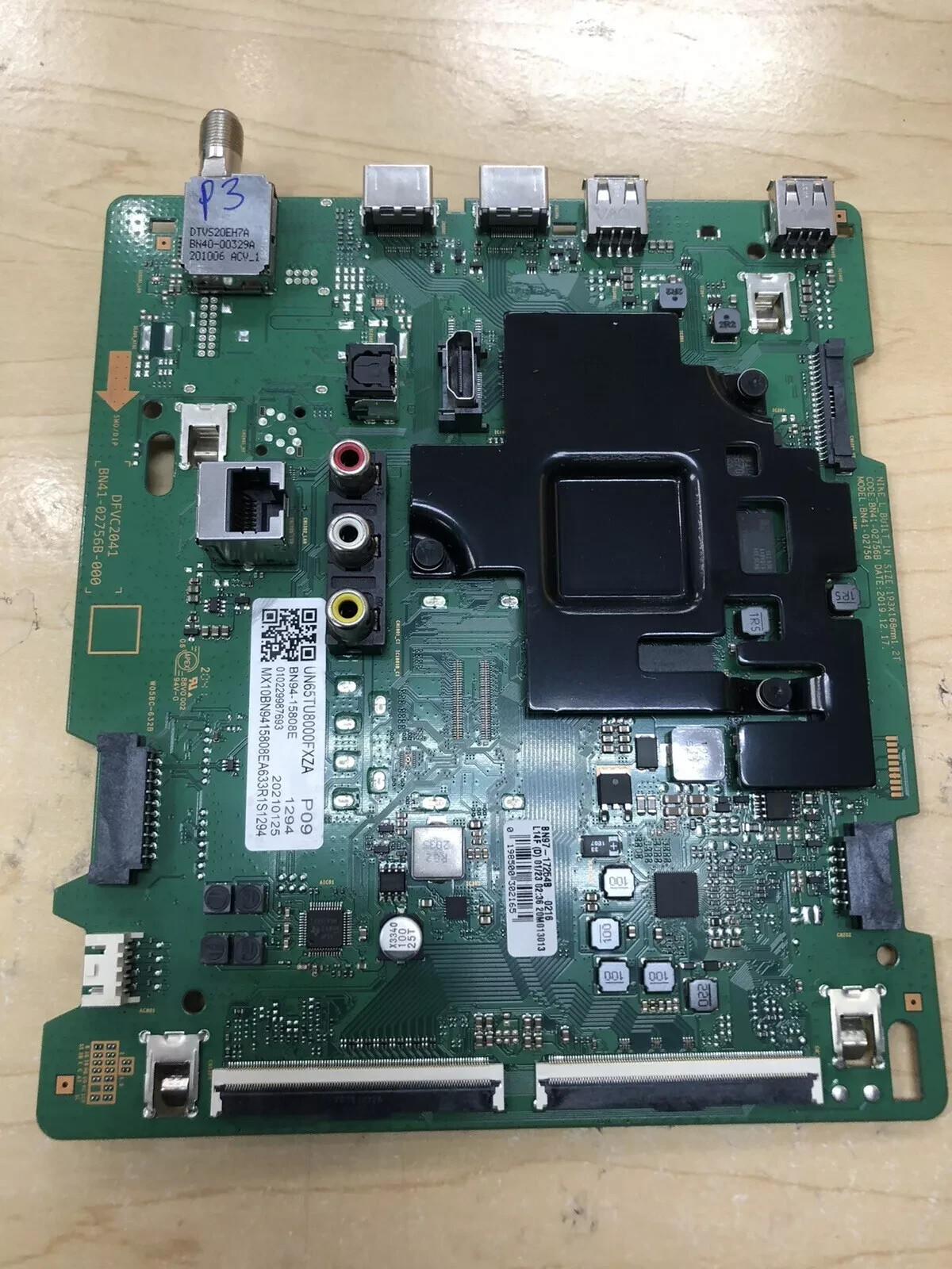 TV Samsung UN65TU8000F BN94-15808E Main Board UN65TU8000F