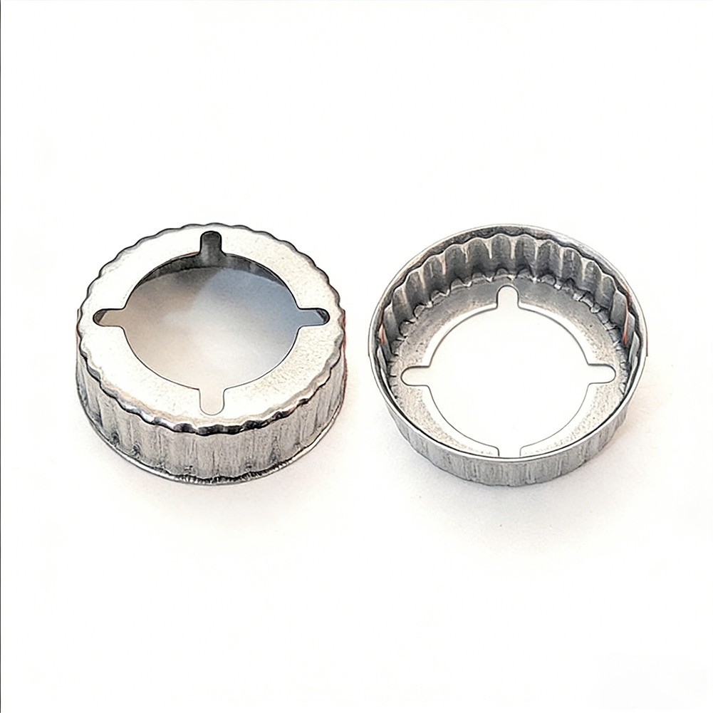 Metal Sounder Gear Disc Replacement Part for Fishing Reel 24.2x10mm Silver