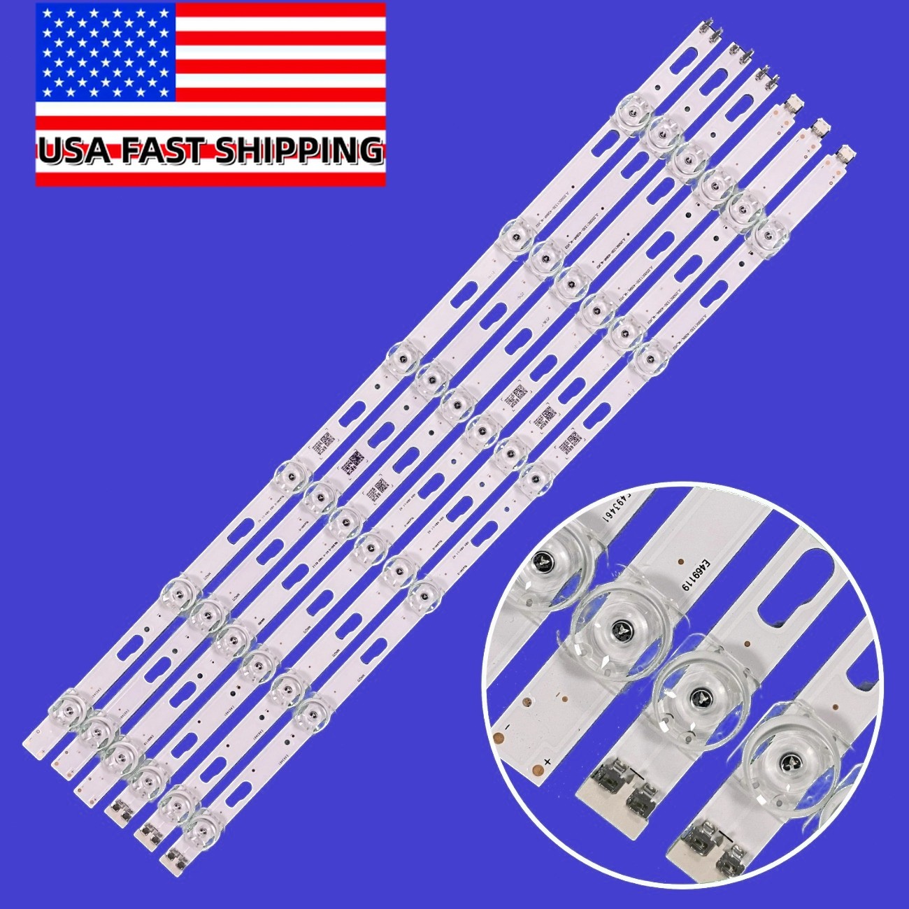 LED Strips For Samsung UN50TU690TFXZA UN50CU7000DXZA HG50NT678UFXZA UN50TU8000F