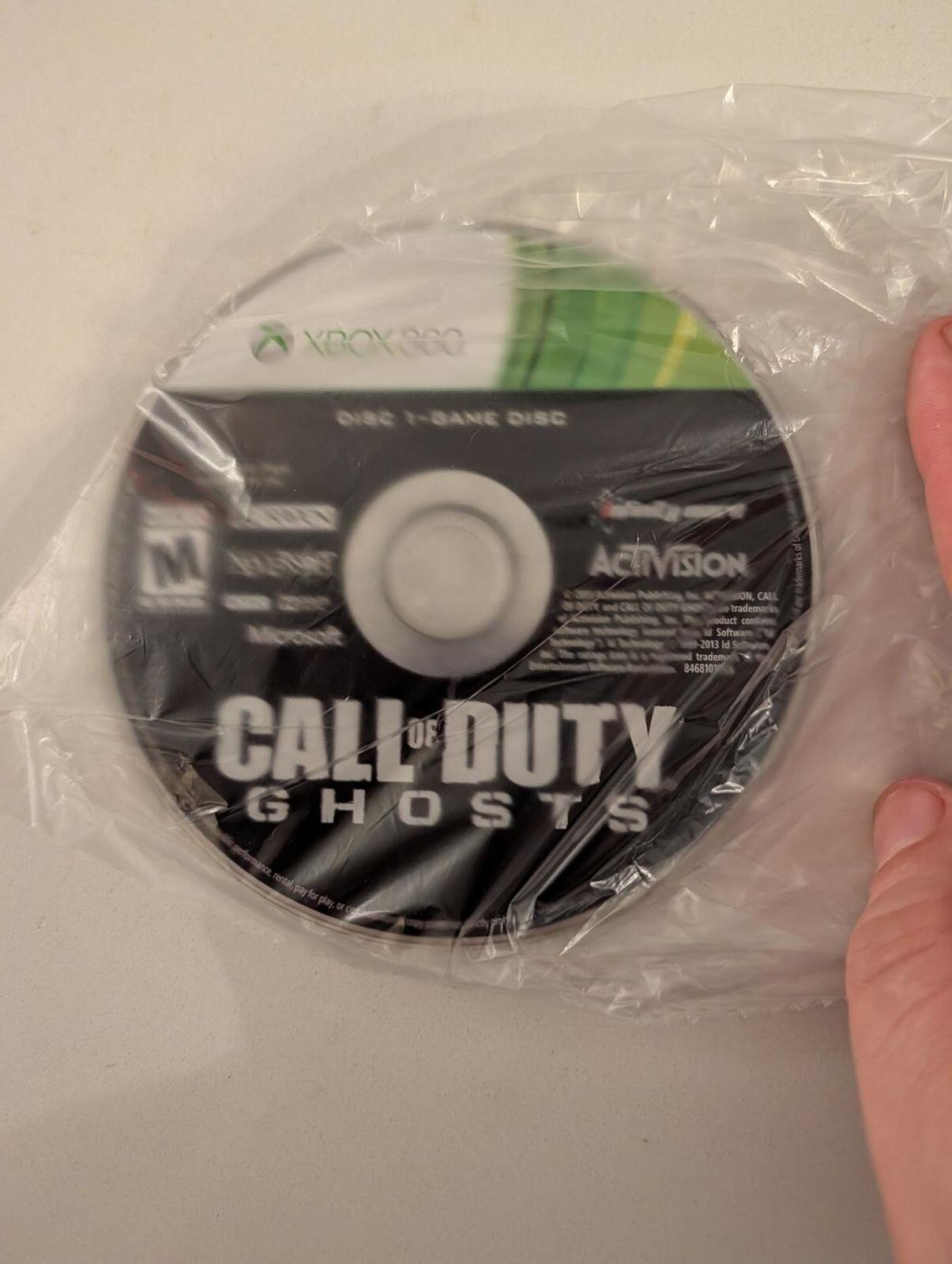 Call of Duty Ghosts Xbox 360 Game Disc