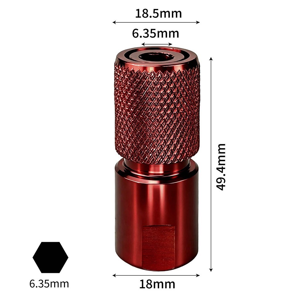 2x Angle Grinder Adapter for m10 To 6.35mm Hex Connector For 100-type Angle