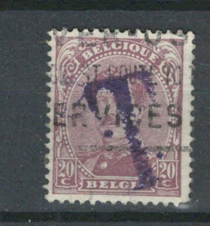 BELGIUM EUROPA ROYALTY TAX OVERPRINT USED STAMP  LOT ( BELGE 268)