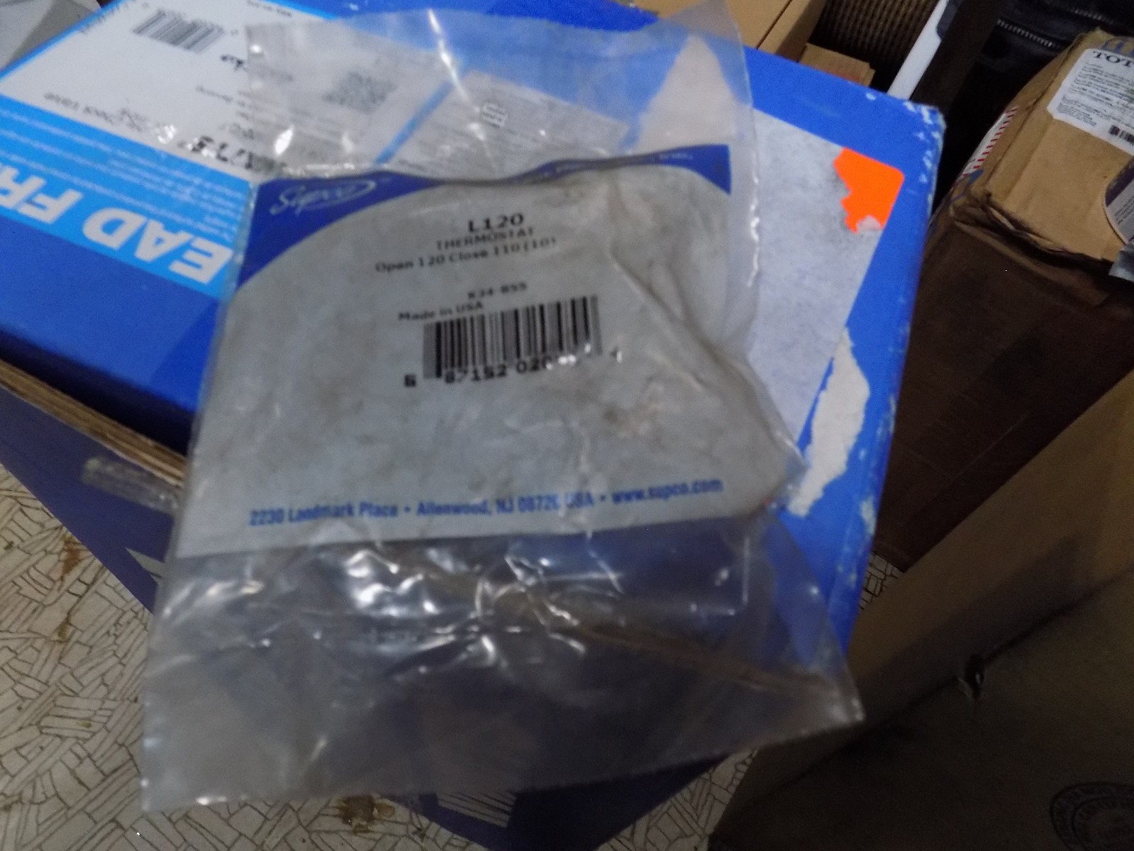 2, Supco L120 L-Series Snap-Action SPST Limit Control Thermostat, L120-10F