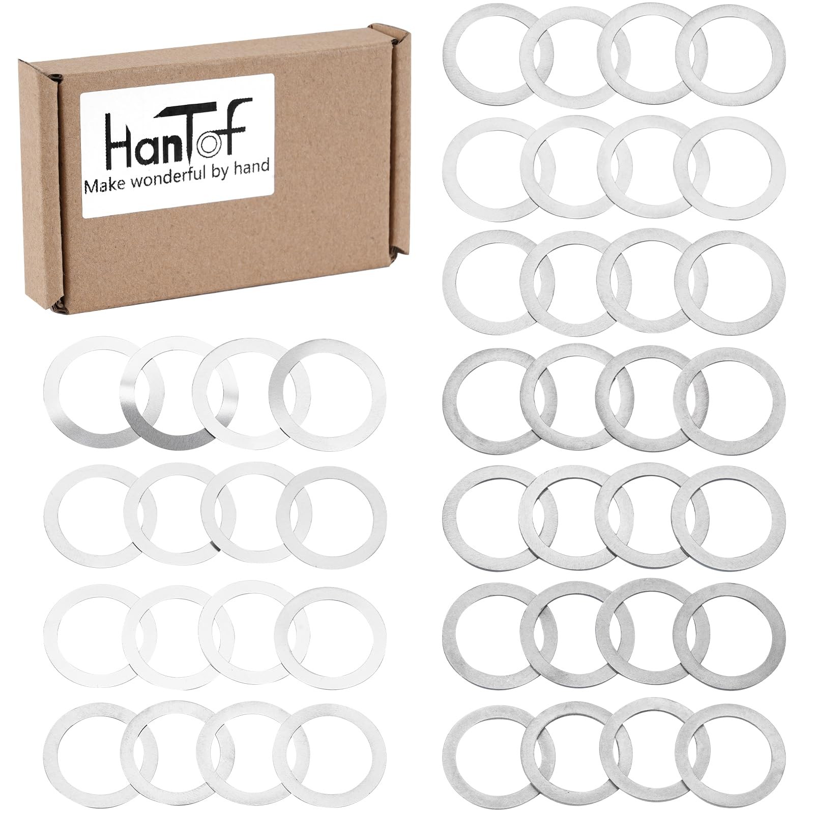 Barrel Shim Kit 5/8x24 Brake Timing Alignment .308 7.62 Set