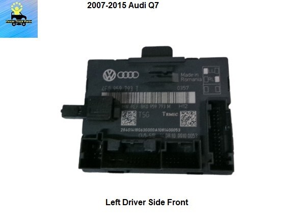 AF0959793 07 08 09 10 11 12 13 14 15 Audi Q7 Left Front Door Control Module