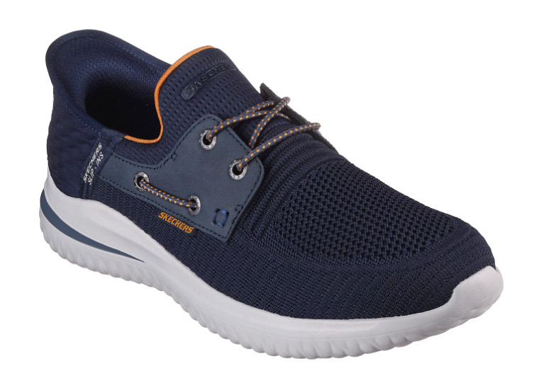 SKECHERS Delson 3.0 Roth Navy Slip-ins Sneaker Shoe Men's size 10.5 NEW!!