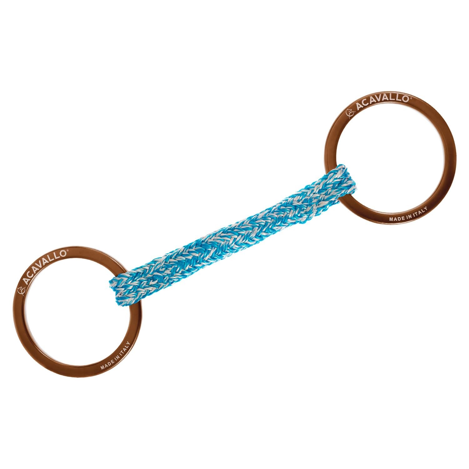Acavallo Jumpe Alupro Snaffle Bit, 5.3-Inch, Bronze