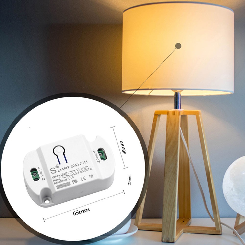 10A Wifi Switch App Timer for Smart Home Automation Voice Controller