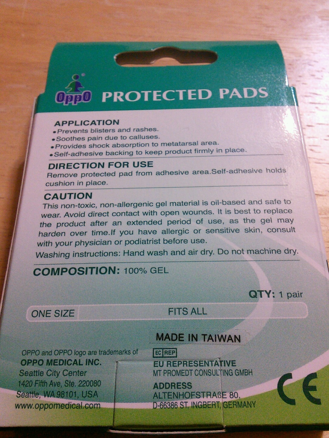 Oppo Protected Pads [6774] 1 pair