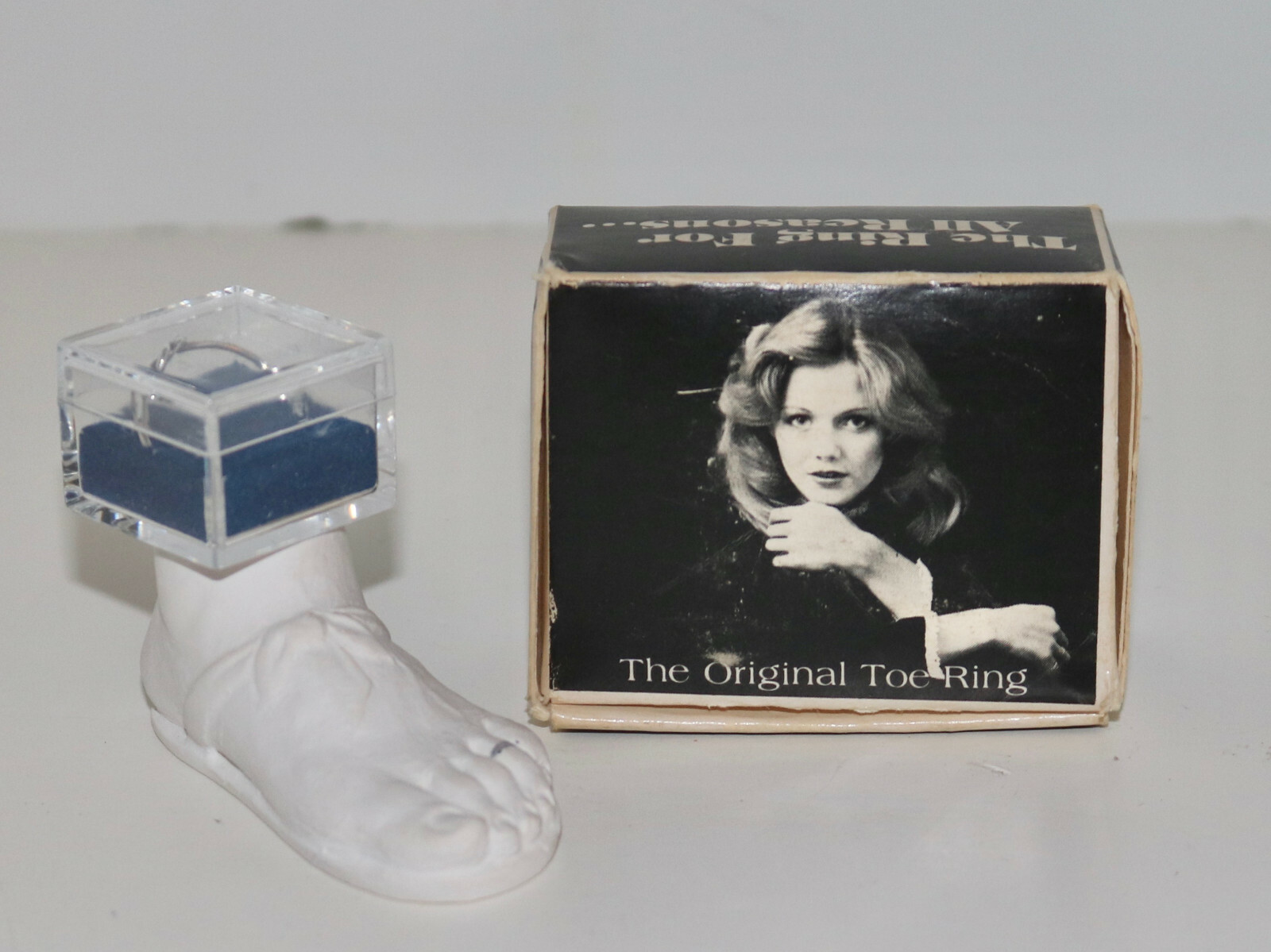 The Original Sterling Silver Toe Ring vintage in box