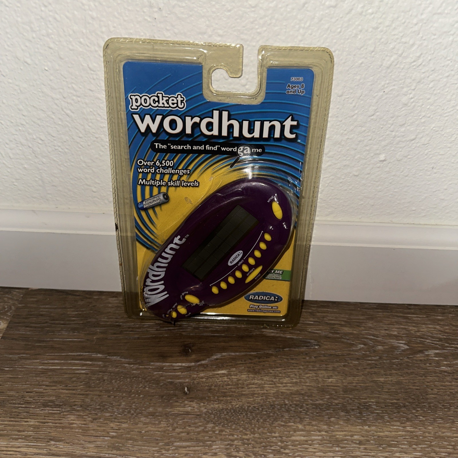Vintage 2002 Radica Electronic Pocket Word Hunt Handheld Game Search Find NEW
