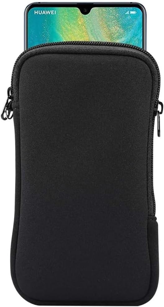Neoprene Shock Absorbing Proof Pouch Large Cell Phone Sleeve Case Cover W Zipper