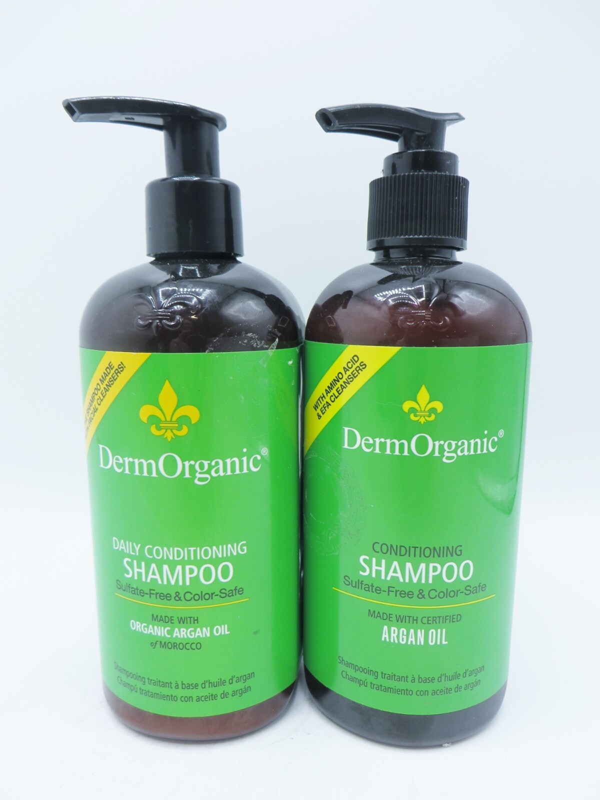 DERMORGANIC DAILY CONDITIONING SHAMPOO 12 OZ (Lot of 2)