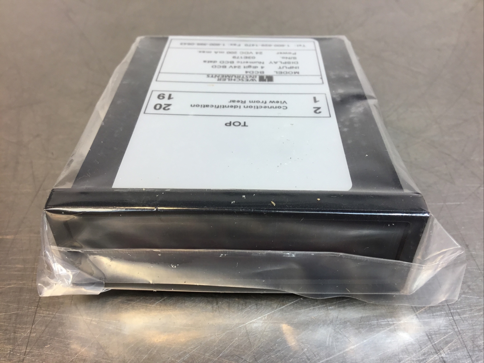 WESCHLER BCD-4 / BCD4 Remote 4 Digit BCD Input Display. 2D