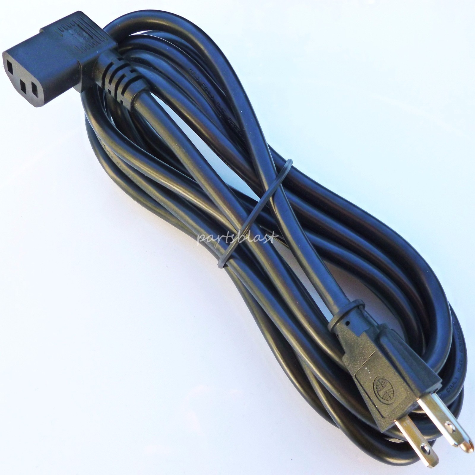 10' Extra Long Printer Duplexer Heavy Duty RIGHT ANGLE POWER CORD cable gauge AC