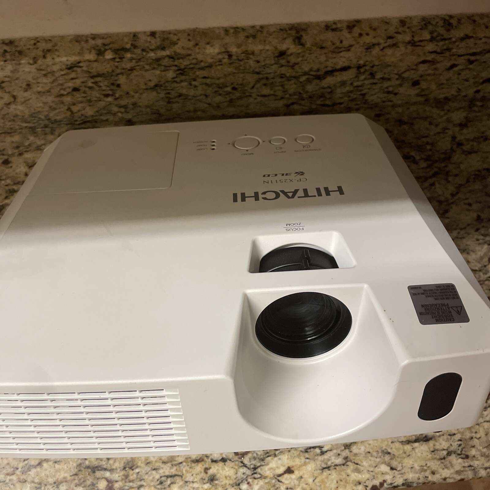 Hitachi CP-X2511N 3LCD Conference Room Overhead Projector + Remote + Mount Works