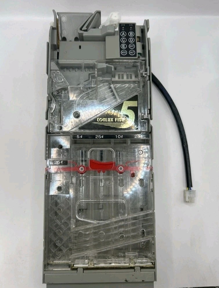CONLUX CCM5G-1 MDB 5 TUBE COIN MECH MECHANISM COIN ACCEPTOR CHANGER  CCM 5G-1