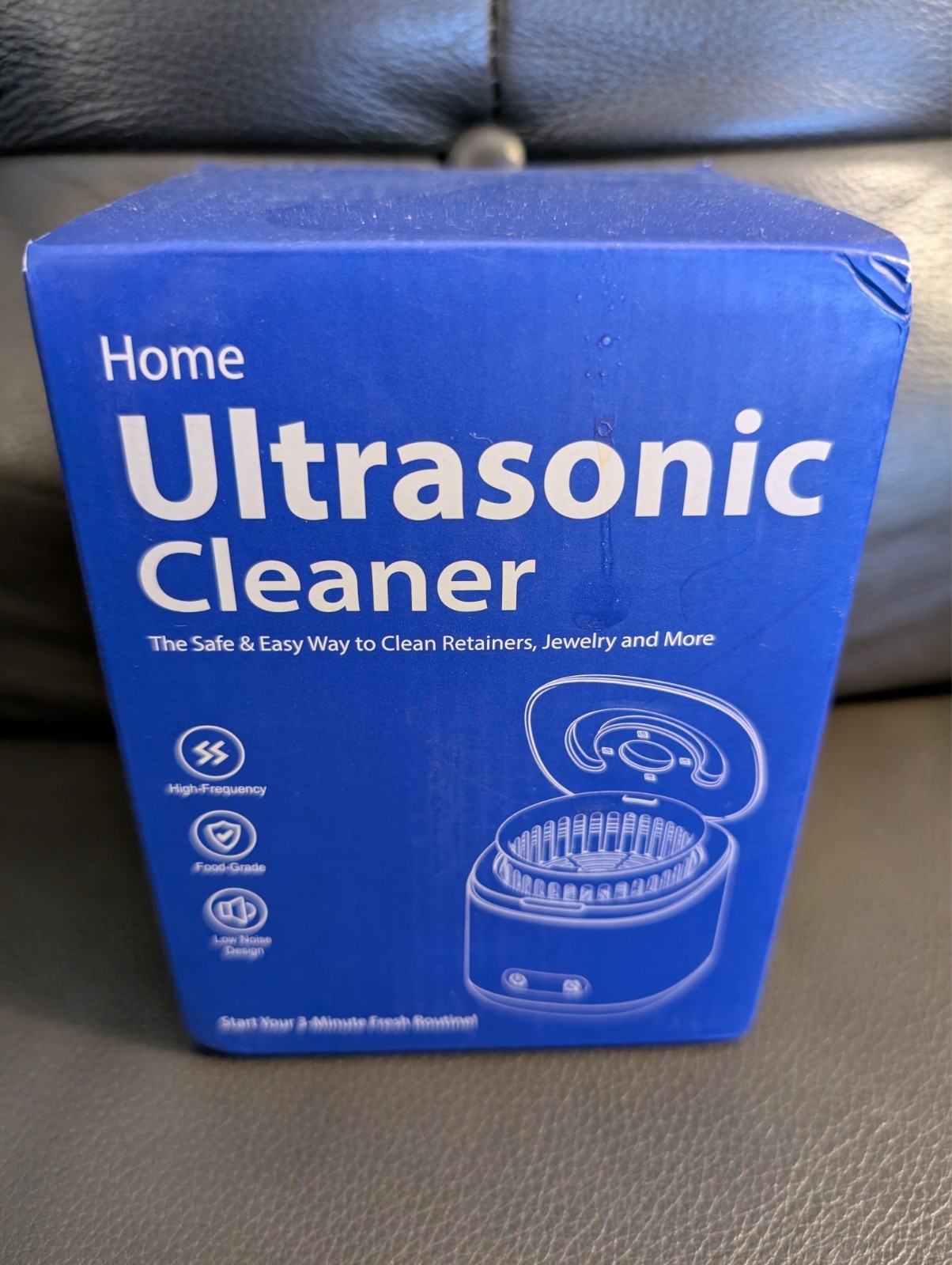 EcoSonicLife Ultrasonic Retainer Cleaner, 45kHz, 200ML Capacity, Dental/Jewelry