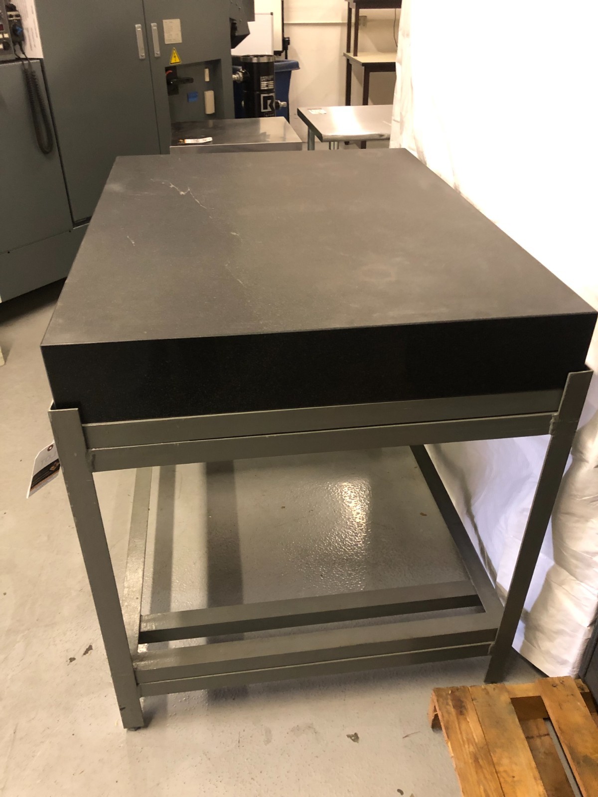 Granite Surface Plate 6" x 36” X 48” Black with Stand