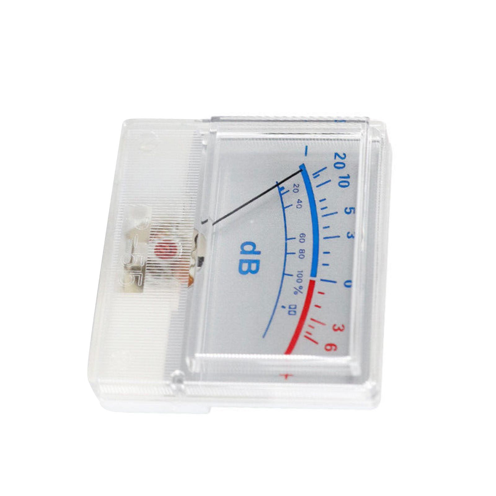 White Panel High-Precision Audio Power Amplifier VU Meter DB Level Header D