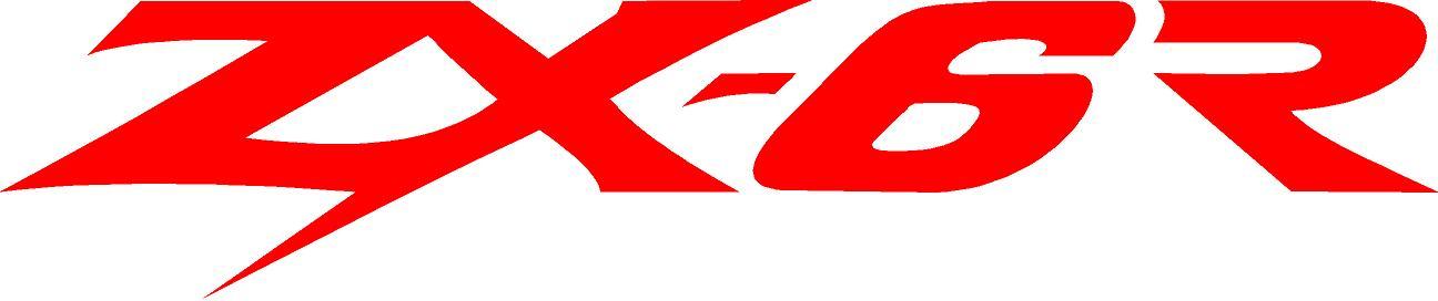 #196 (2) 8.5" Kawasaki K Decal Sticker Gloss Red Vinyl Racing ZX6 ZX6R