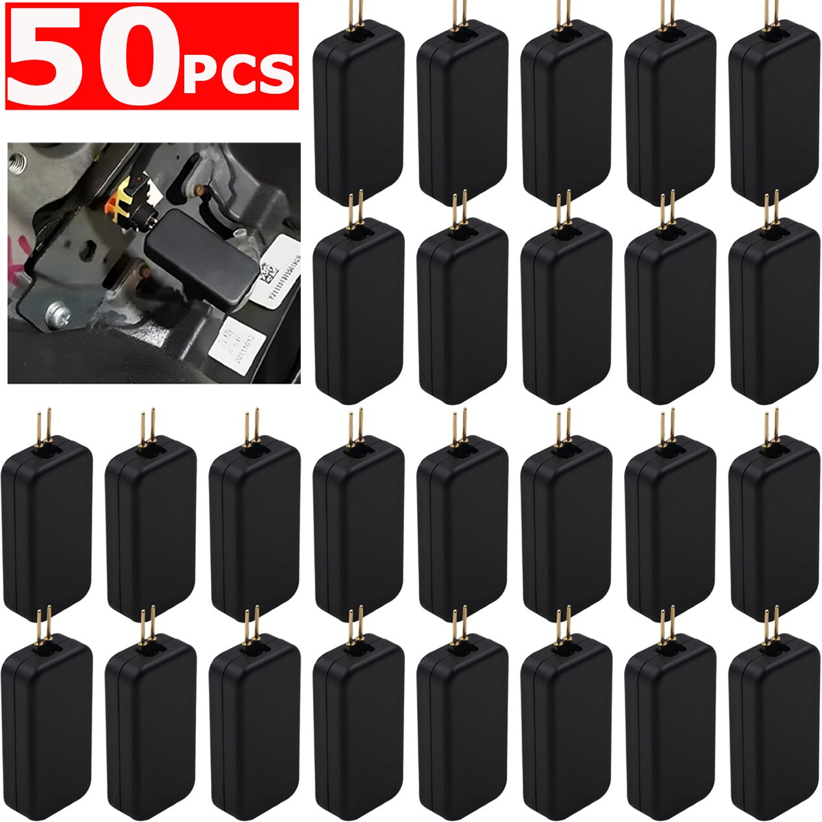 50Pack Car SRS Simulator Emulator Resistor Bypass Fault Finding Diagnostic Tools