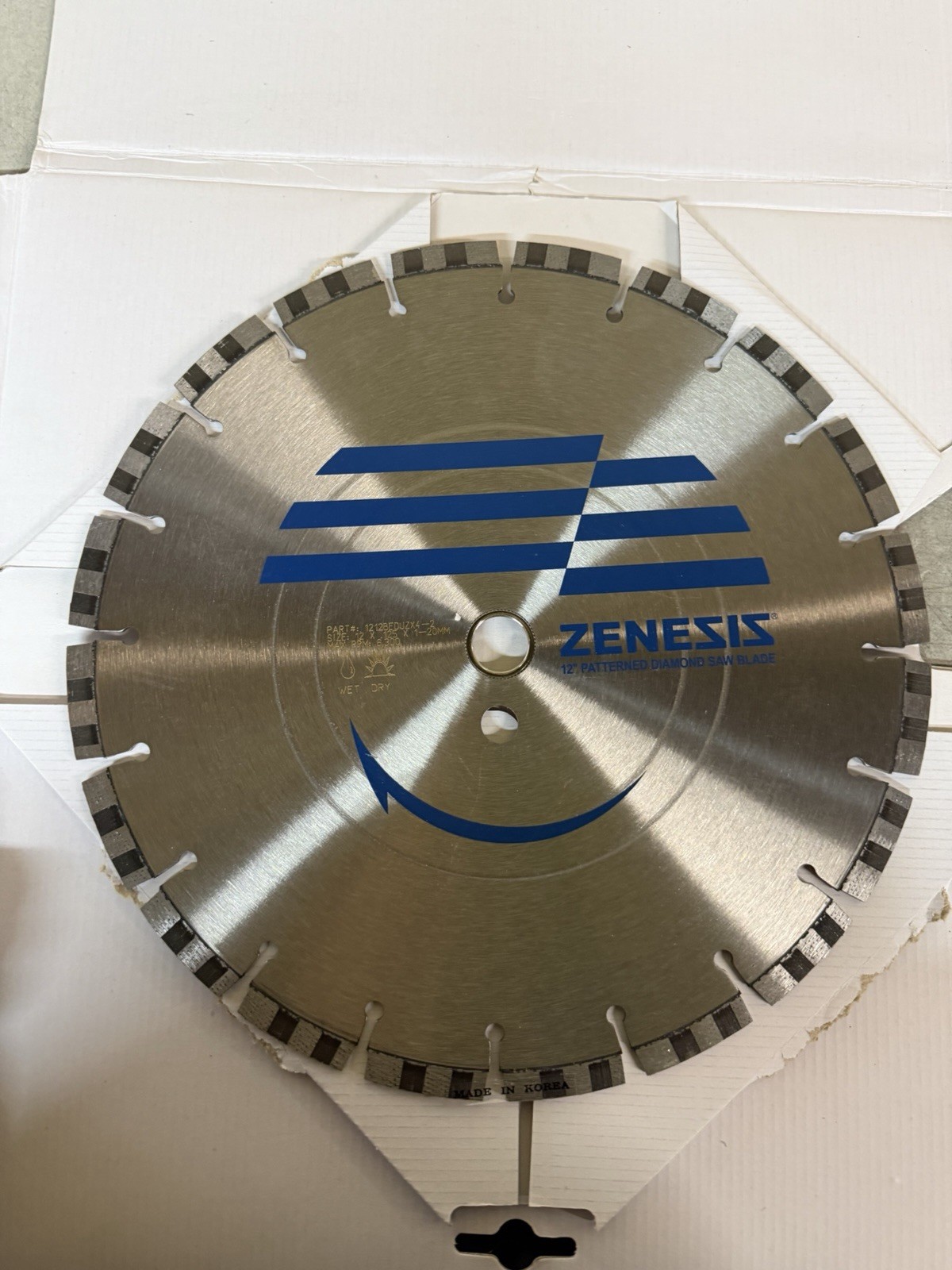 NEW Zeneziz Blade PN: 1212BEDUZX4-2 Size: 12X.125X1-20MM