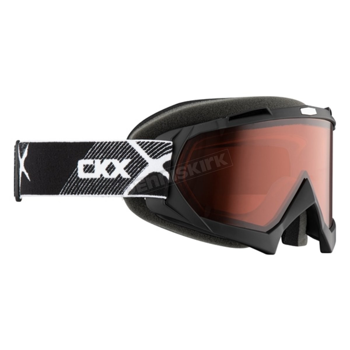 CKX Black Assault Goggles w/Amber Dual Lens - 120359