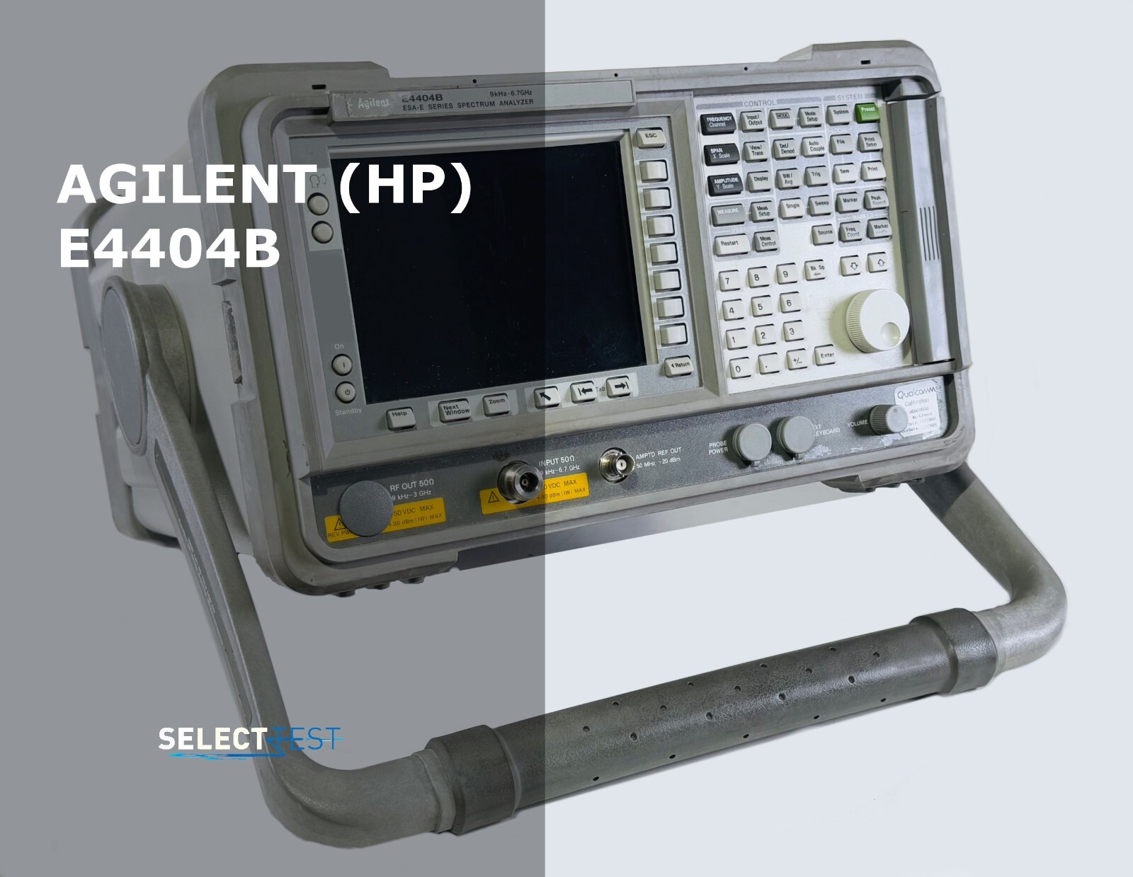 AGILENT (HP) E4404B SPECTRUM ANALYZER 9 kHz - 6.7 GHz W/OPTS *LOOK* (REF: 015N)