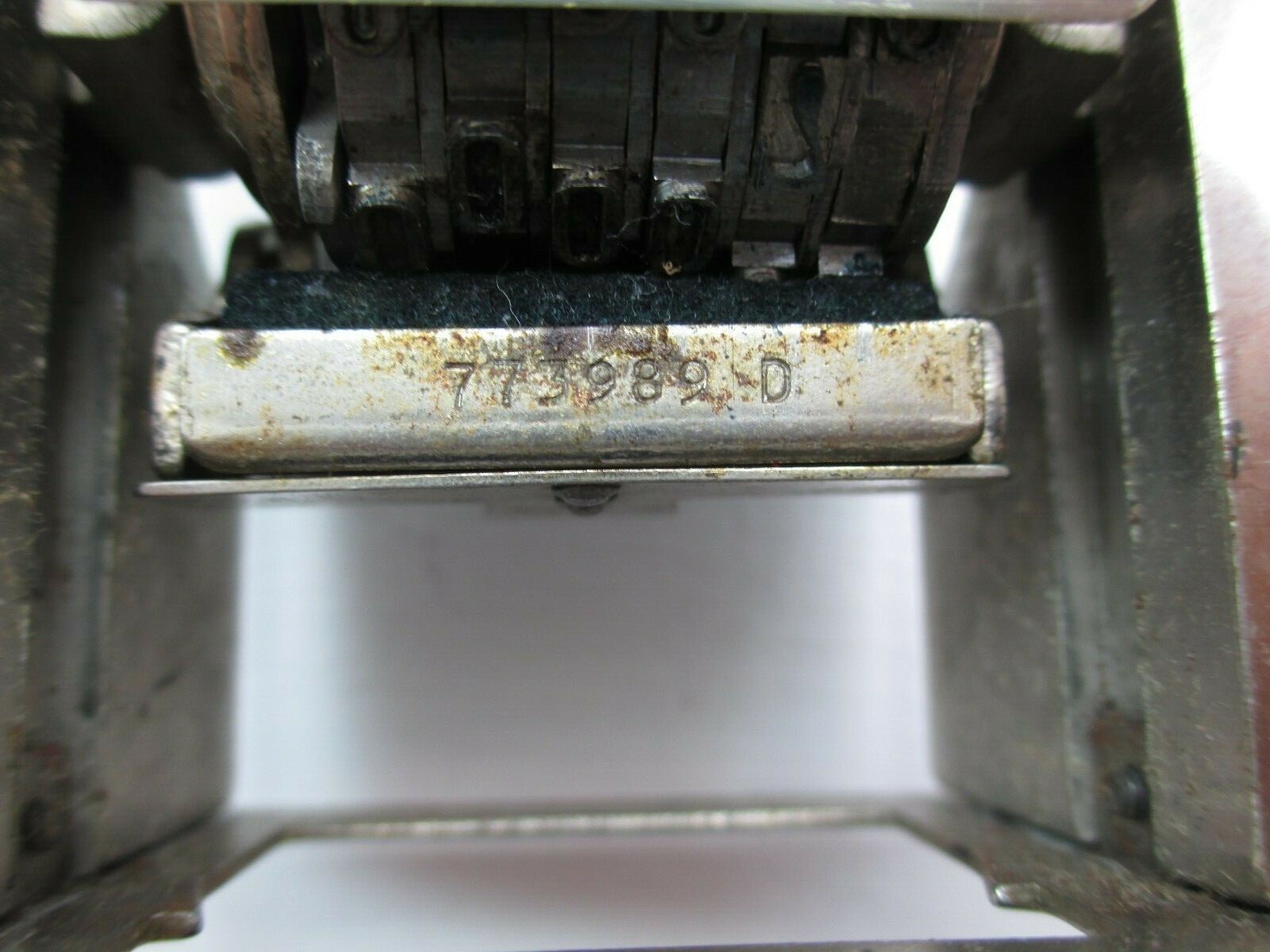 Vintage The Force Model 150 Automatic Numberer Machine Stamp 597E