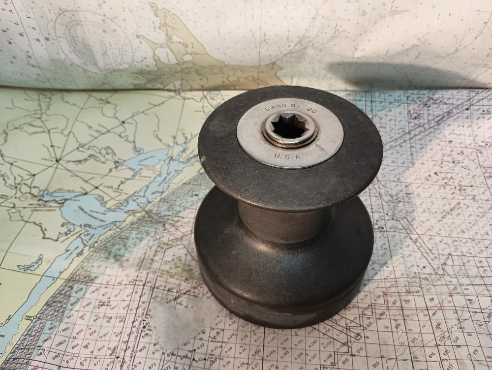 Boaters' Resale Shop of TX 2310 0522.01 BARIENT 20 SINGLE SPEED ANODIZED WINCH