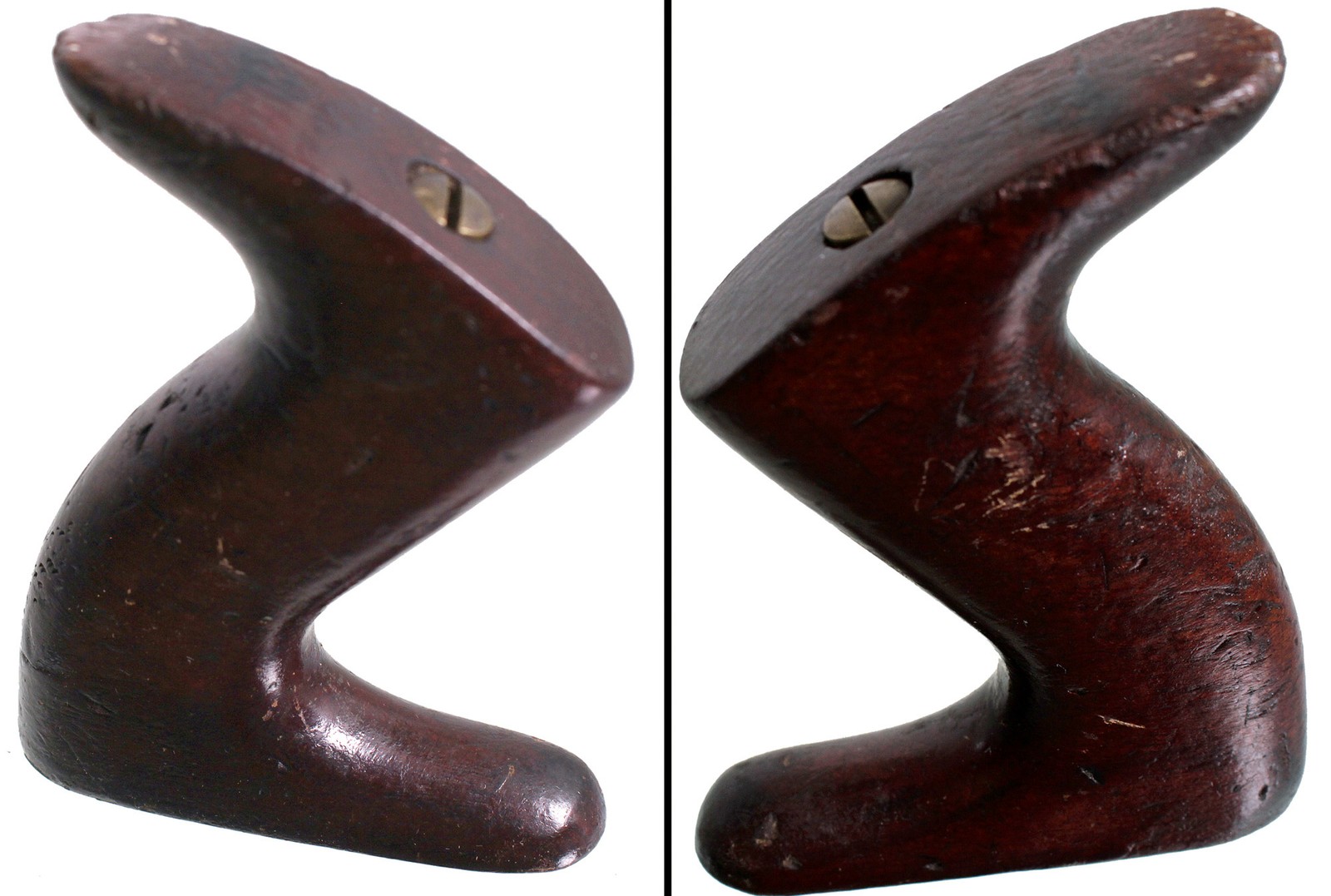 Orig. Mahogany Rear Handle for Sargent No. 409 Smooth Plane - mjdtoolparts