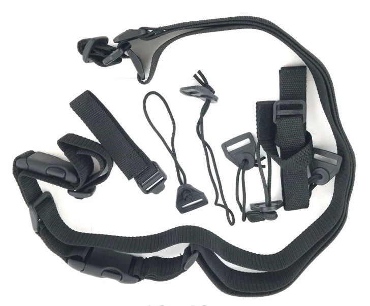 U.S. Army 3 Point Combat Rifle Sling with Emergency Quick-Release - Black - New